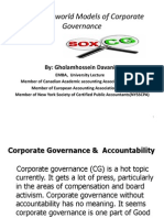 Compare World Models of Corporate Governance