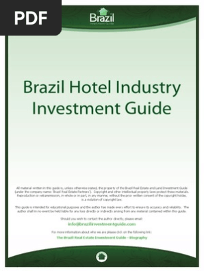 Brazil Hotel Industry Investment Guide Rio De Janeiro Brazil - 