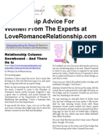 Relationship Advice For Women From The Experts at LoveRomanceRelationship.com