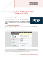 How To Write A WordPress Post