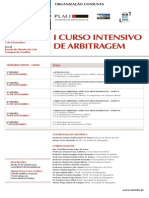 I Curso Intensivo de Arbitragem: Data de Início Do Curso: Data de Fim Do Curso