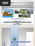 Download  Prospek Pembangunan Rusunawa dalam Mengurangi Backlog Perumahan by   Pustaka  Perumahan dan Kawasan Permukiman PIV PKP SN189833525 doc pdf