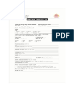 Aadhaar Enrolment Form PDF