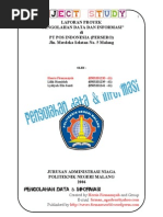 Download Laporan Proyek e2809c Pengolahan Data Dan Informasie2809d Di Pt Pos  by aistop SN189837113 doc pdf