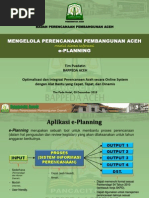 Download MENGELOLA PERENCANAAN PEMBANGUNAN ACEH melalui sistem informasi e-planning by   Pustaka  Perumahan dan Kawasan Permukiman PIV PKP SN189837448 doc pdf