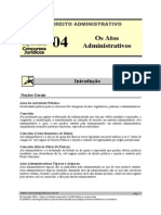 ADM 04 - Os Atos Administrativos