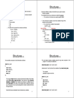 Structures Structures: Name of Structure Variable Name