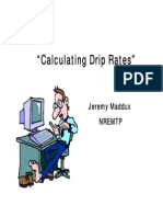 EMS Calculating Drip Rates