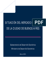 Situación del mercado laboral de la Ciudad de Buenos Aires - Marzo 2009