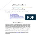 Liquid Membrane Types