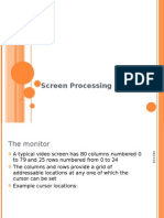 Screen Processing