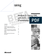 Module 5: Using XML (Prerelease)