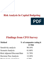 Risk Analysis in Capital Budgeting