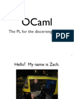 OCaml: The PL for the discerning hacker