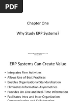 Chapter One Why Study ERP Systems?: "Enterprise Resource Planning Systems", D. E. O'Leary, 2000 ©