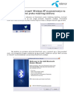 Podesavanje Microsoft Windows XP Za Povezivanje Na Internet Preko Mobilnog Telefona