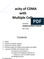 Capacity of CDMA With Multiple Cells