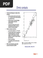 11 Ohmic Contacts