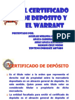 Diapositivas Warrant