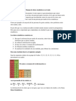 Manejo de Datos Estadsticos en El Aula