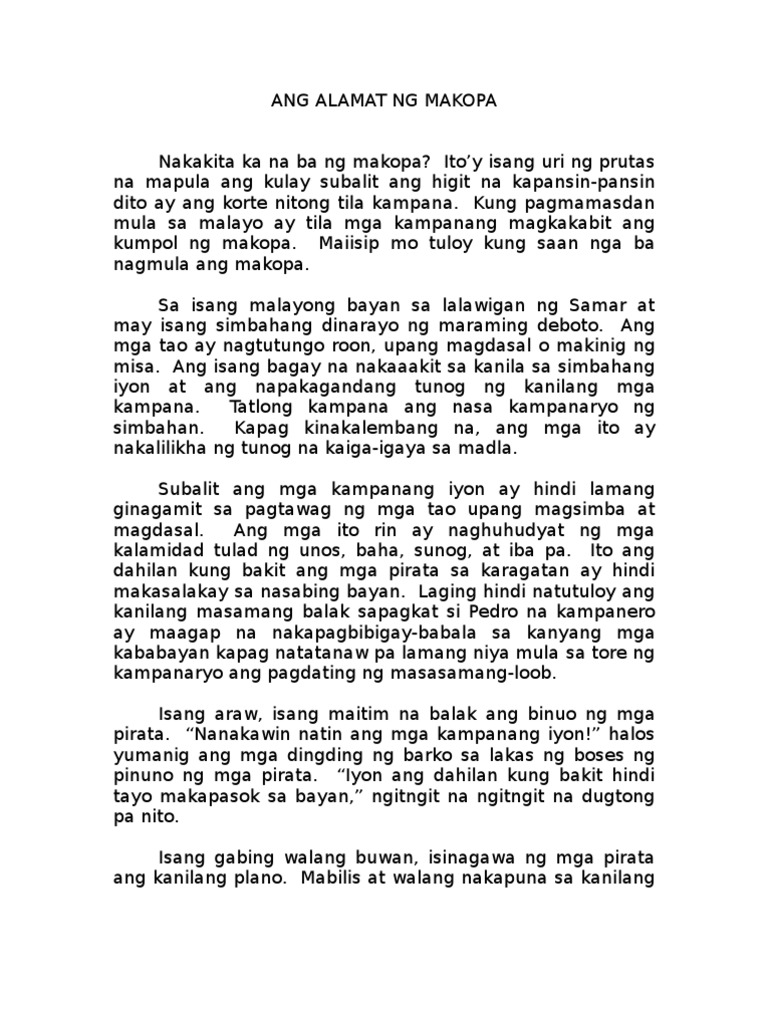 3q-Fil4 - Ang Alamat NG Makopa