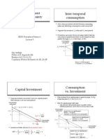 Investment Under Certainty Inter-Temporal Consumption: IB253 Principles of Finance 1