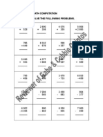 Grade2 1st Q Math Computation