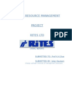 Poject Report On Rites