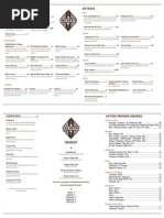 The Heath Opening Menu 