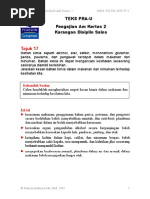 Tajuk 17 Bahan Kimia Pdf