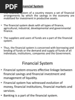 Constituents of The Financial System DD Intro New