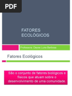 Aula 2 - Fatores Ecolgicos