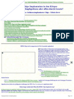 Strahlenfolter Stalking - TI - RFID-Chip - Implantation in Den Körper - Möglichkeiten U. Gefahren Implantierter Chips - Chemtrails-Info - de