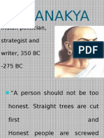 Chanakya: Indian Politician, Strategist and Writer, 350 BC - 275 BC