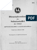 Reichsführer SS - Dienstaltersliste der Schutzstaffel der NSDAP 1942 (SS-Obersturmbannführer und SS-Sturmbannführer)