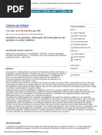 Caderno de Estudos - Auditoria de gestão_ utilização de indicadores de gestão no setor público