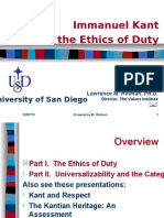 Kant, Duty and Universality - Ethics