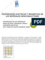 Propieedades Electricas y Magneticas de Los Materiales Semiconductores