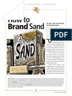 How To Brand Sand