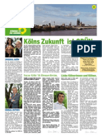 GRÜNE Wahlkampfzeitung GRÜZ