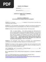 A sample Letter of Request for Road Construction