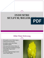 P 4 Industri Sulfur