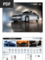 Toyota Camry 2009 Brochure