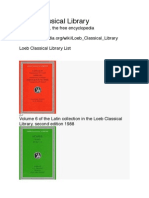 Loeb Classical Library Checklist