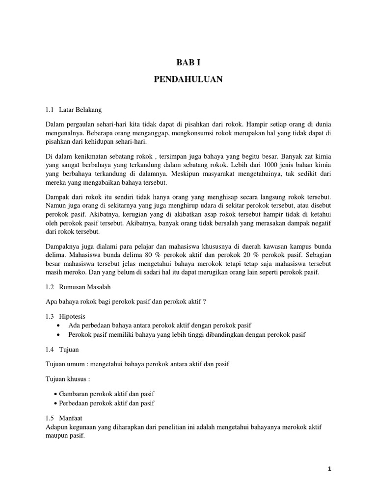 Contoh Hipotesis Rokok - Simak Gambar Berikut