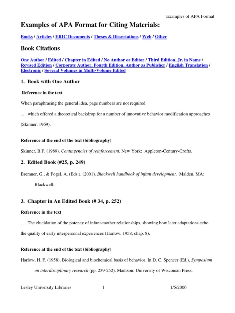 Apa Citation Format Diagnostic And Statistical Manual Of