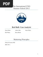 Red Bull Case Analysis