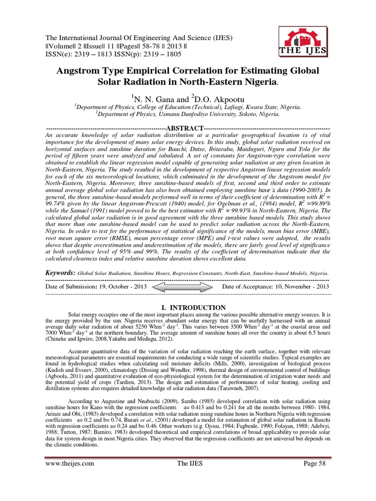 The International Journal of Engineering and Science (The IJES) | PDF ...