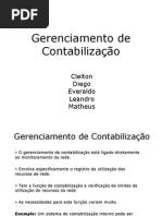 Gerenciamento de Contabilização