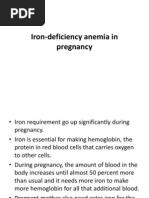 Iron Deficiency Anemia in Pregnancy